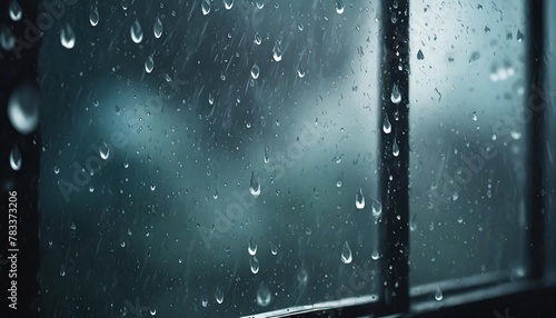 rain drops falling on window background wallpaper