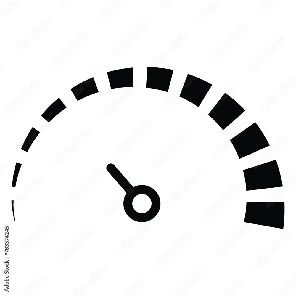 Speed meter icon. Manometer industrial control fuel auto electrical tester speed power measure line vector illustration Speed meter icon. Manometer industrial control fuel auto electrical tester speed power measure line vector illustration