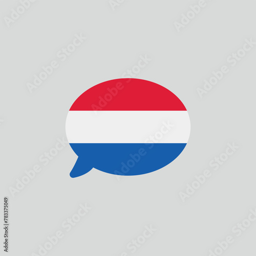 The Netherlands Dutch Language Talk sign