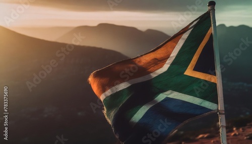 background of south africa flag © Kendrick