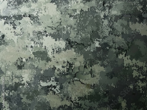 Abstract background made of army-green protective pile pigment in military style