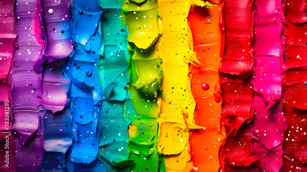 Fototapeta premium LGBT flag During Pride Month 