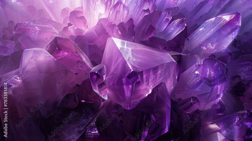 Amethyst Aura: Mysterious Violet and Lavender Cast in an Ethereal Glow Amethyst Aura: Mysterious Violet and Lavender Cast in an Ethereal Glow