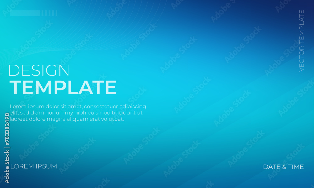 Beautiful Navy Blue and Turquoise Gradient Background for Design Projects