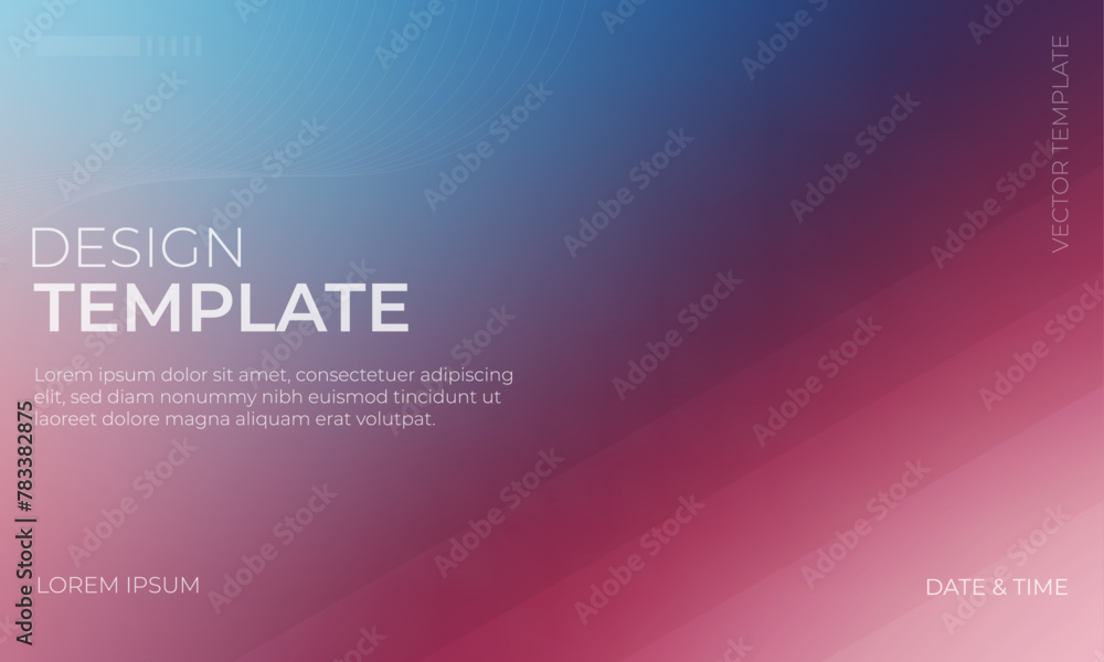 Abstract Blue Pink Maroon Gradient Background Artwork