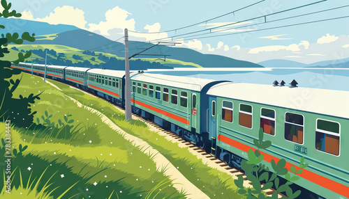 Trans-Siberian Railway Journey: An adventurous journey aboard the Trans-Siberian Railway, passing through vast landscapes, remote villages, and scenic vistas.