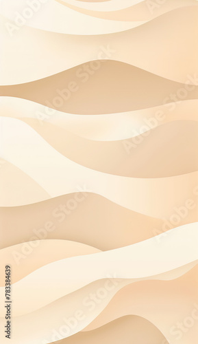 A white and tan background with a series of waves. The waves are not very defined, but they are present