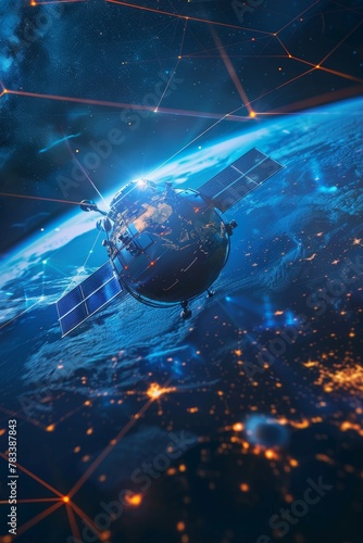 satellite in Earth orbit Generative AI