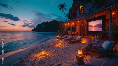 Chairs on Sandy Beach