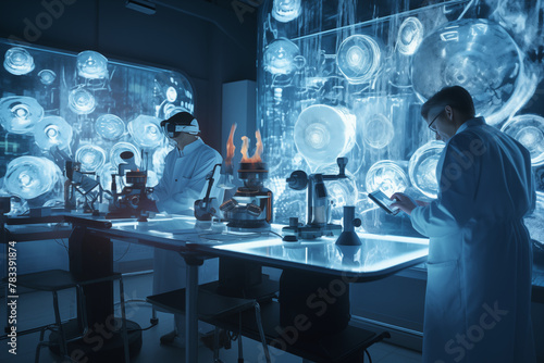 Futuristic Laboratory Endeavors.