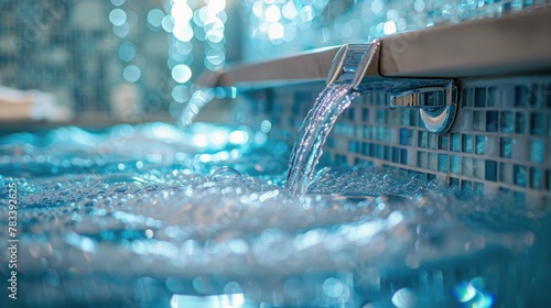 Close Up of a Faucet With Running Water