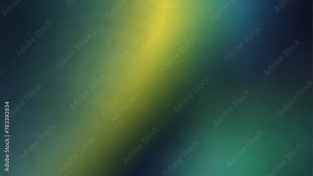 blue green yellow color gradient blur abstract background from Generative AI