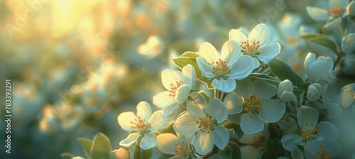 Close Up of a Flower on a Tree Branch