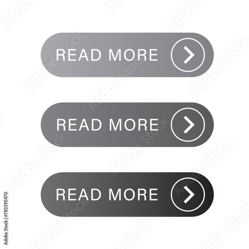 Read More black button set Call to action