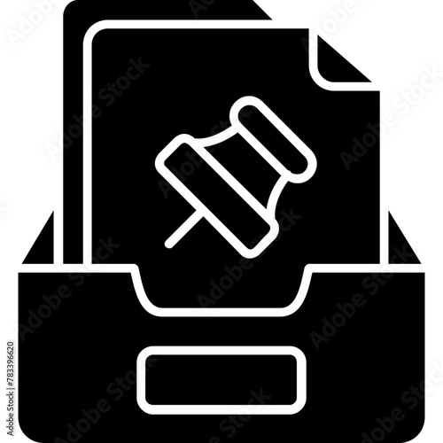 Paper pin Icon