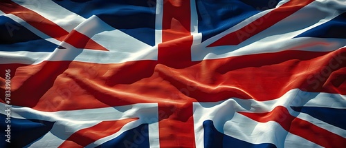 UK Flag in Vivid Textures - Essence of Pride and Heritage. Concept Heritage, Pride, UK Flag, Textures, Vivid