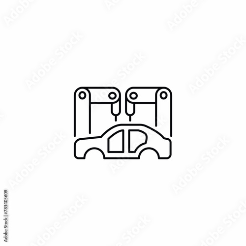 Car Factory Automatic Robot icon