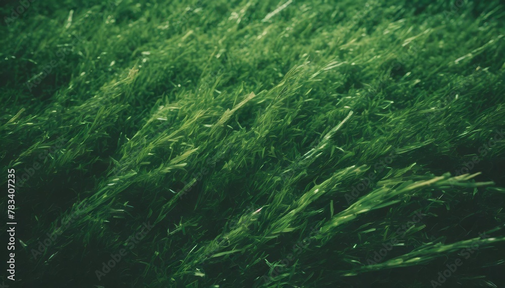 green fake grass background
