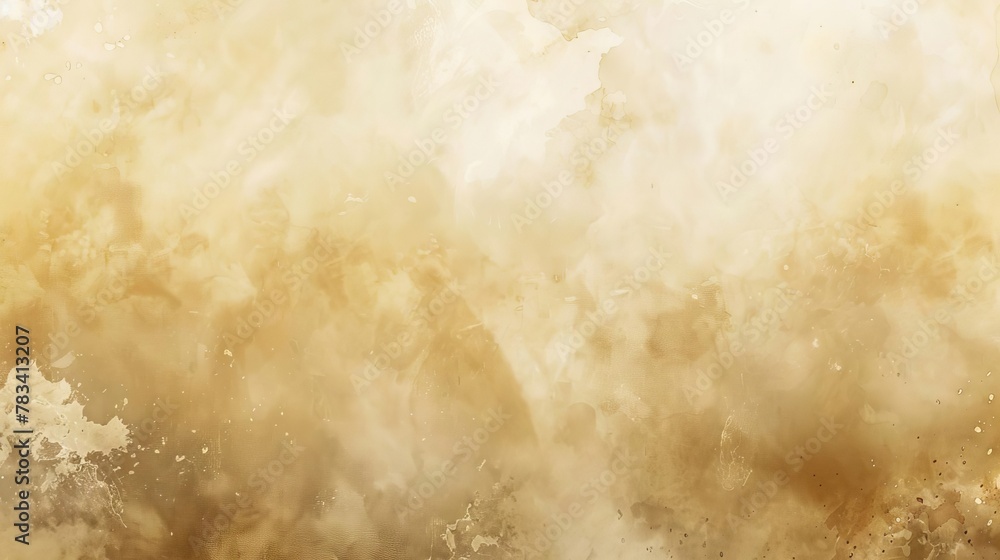 soft beige watercolor background with subtle texture and gradient abstract ai generated art