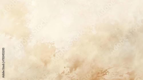 soft beige watercolor background with subtle texture and gradient abstract ai generated art