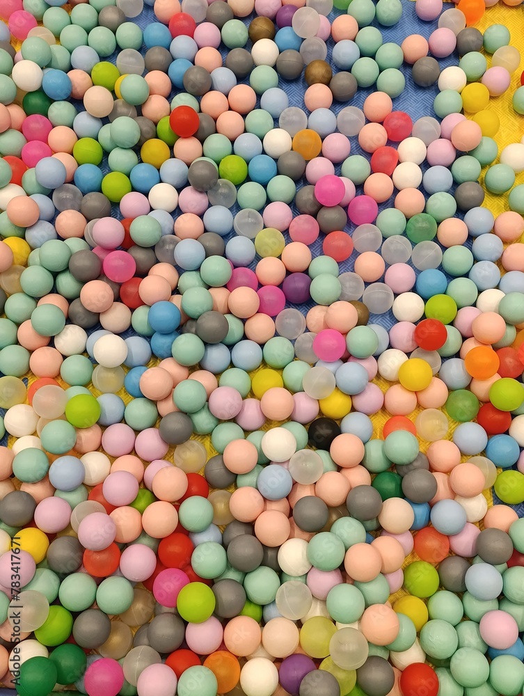 a close up of a colorful plastic ball with a colorful top. Children's playground a close up of a colorful plastic ball with a colorful top. Children's playground