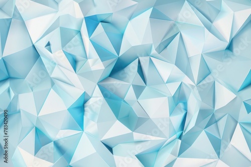 Polygonal texture in shades of blue for modern backgrounds or web design, modern light blue monochrome background