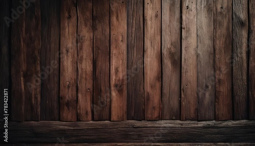 close up of wooden plank wall