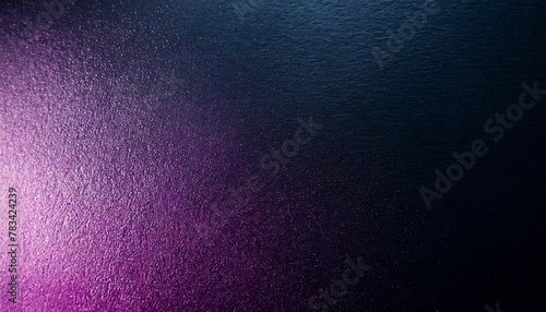 dark purple grainy gradient on black background for poster cover or banner copy space noise texture effect