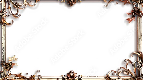 Frame, on white background