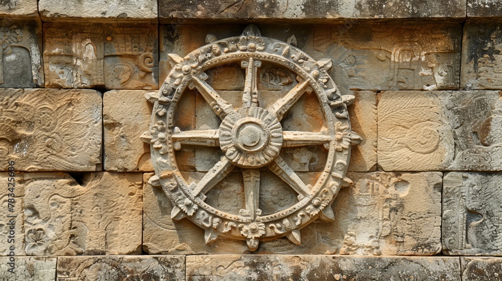 Eight-Spoked Dharma Wheel: Symbol of the Eightfold Path