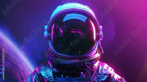 Space concept astronaut design