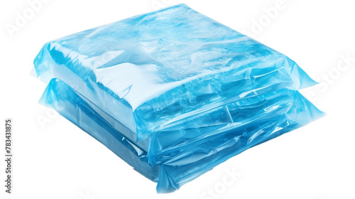 Quick remedy: instant ice pack for heat exhaustion relief. Isolated On Transparent Background OR PNG Background OR White Background.
