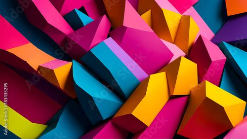 3d abstract vivid colorful 8k background shapes wallpaper desktop pc computer
