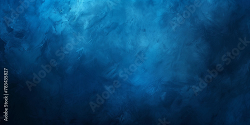 Abstract Blue Textured Background, Icy Frosted Glass Effect with Copy Space