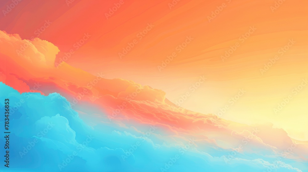 Abstract background with a gradient of colors, a illustration. An abstract colorful background