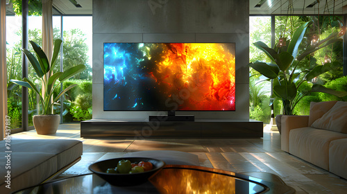Envision the brilliance of a smart TV in HDR, displaying crisp imagery and lifelike colors amidst varying light intensities, promising immersive entertainment