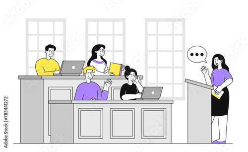 College class vector linear