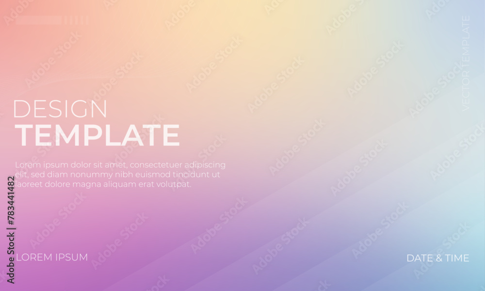 Colorful Spectrum Serenity Background Gradient Image for Graphic Design