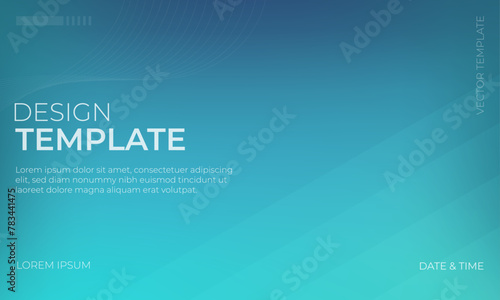 Cyan Gradient Background for Modern Design Projects and Websites