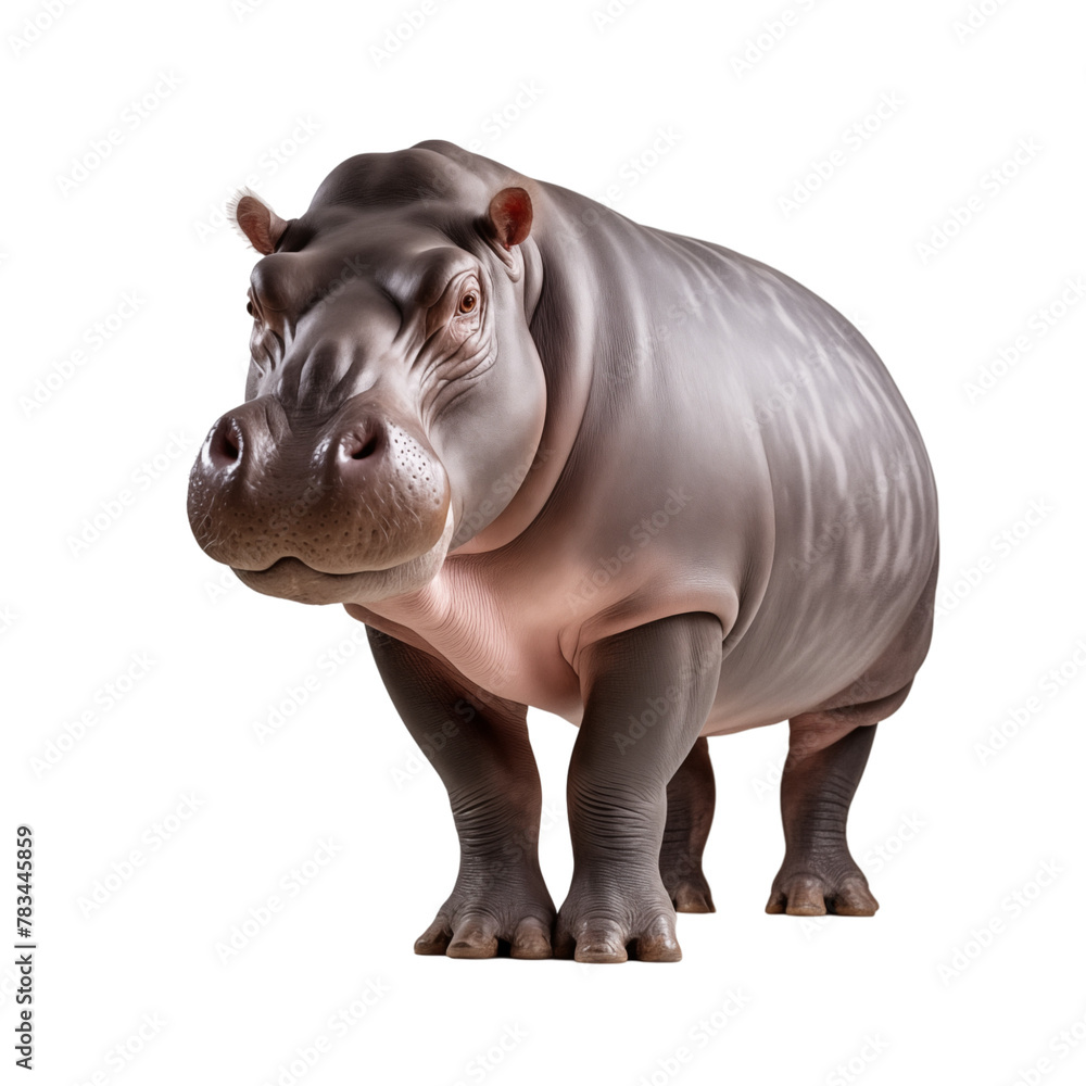 Hippo isolated on transparent background Hippo isolated on transparent background