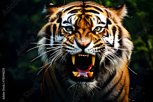 portrait of a tiger, Generative AI © 종환 문