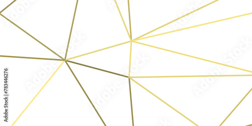 abstract geometric background with gold lines triangles