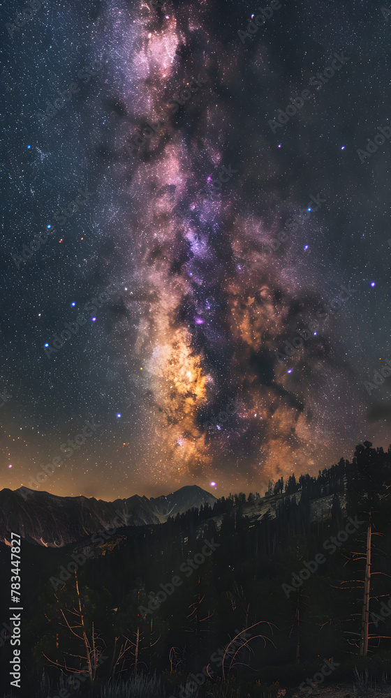 Cosmic Symphony: A Mesmerizing Ballet of Stars, Nebulas, and Galaxies in the Night Sky