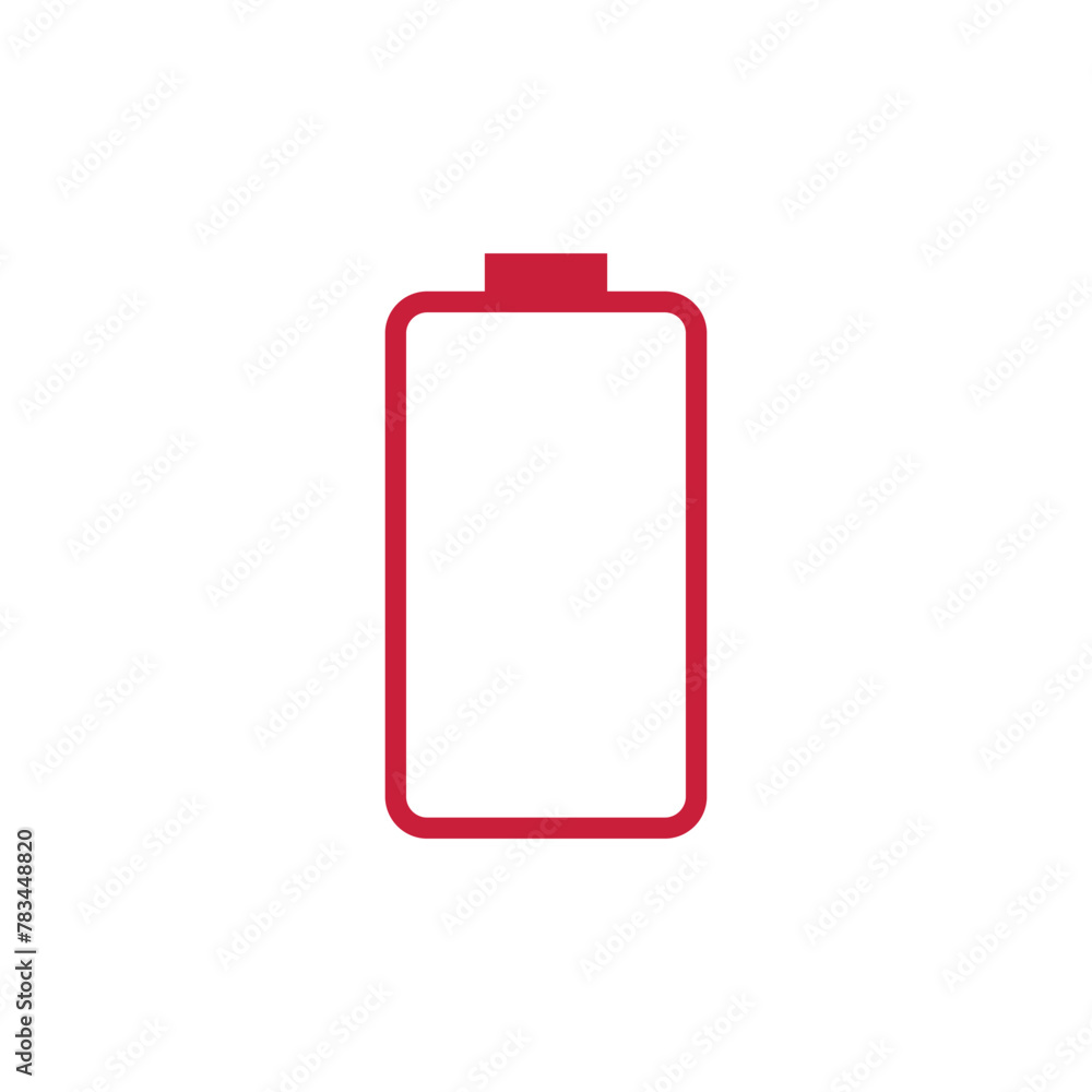 battery icon in flat style with background. battery icon in flat style with background.