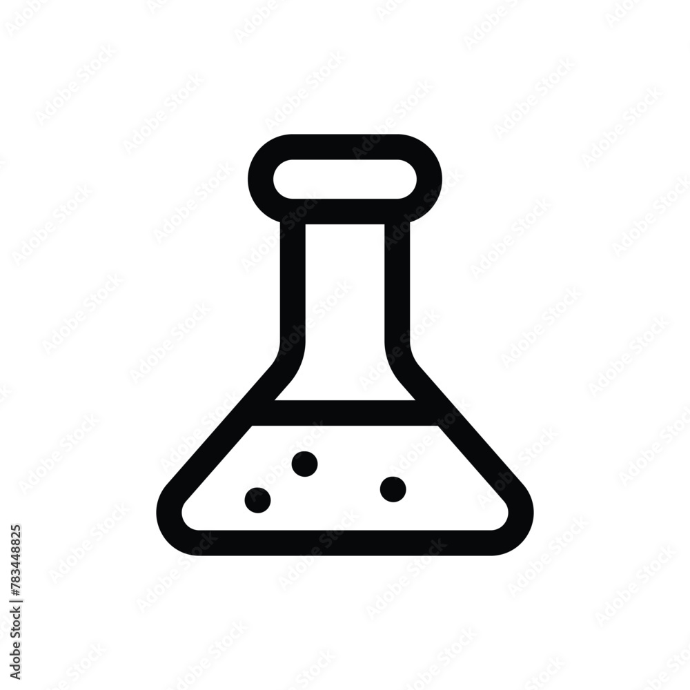 Simple Flask icon. The icon can be used for websites, print templates, presentation templates, illustrations, etc Simple Flask icon. The icon can be used for websites, print templates, presentation templates, illustrations, etc