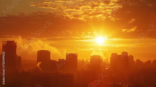 As the city wakes up to a new day the SunKissed Skyscrs podium image captures the energy and warmth of a sunrise. Enhance your natural . . © Justlight