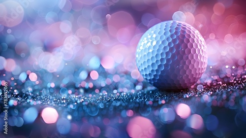 Futuristic 3D Golf Ball Concept: A Modern Take on a Classic Game