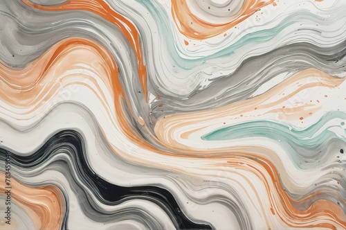Abstract swirl wave background