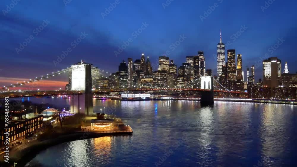 Lower Manhattan, Brooklyn Bridge, Dumbo, from Manhattan Bridge. Lumix DMC-G85 4K/30 Lower Manhattan, Brooklyn Bridge, Dumbo, from Manhattan Bridge. Lumix DMC-G85 4K/30