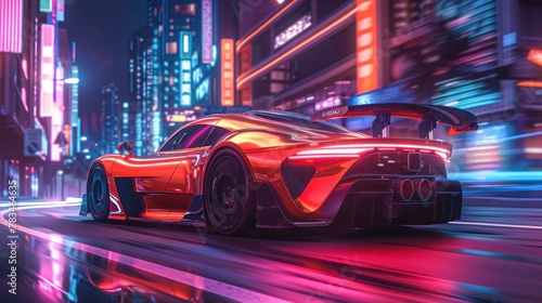 Revving Up for Crypto Rewards: Street Racing AAA Video Game with Console/Web Gameplay and Cryptocurrency Project Future - Wide Banner UI